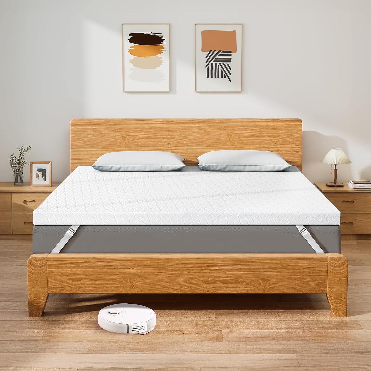 Thumbnail 6 de DOPEDIO Memory Foam Mattress Topper (Super King) with OEKO-TEX Certified Bamboo Cover