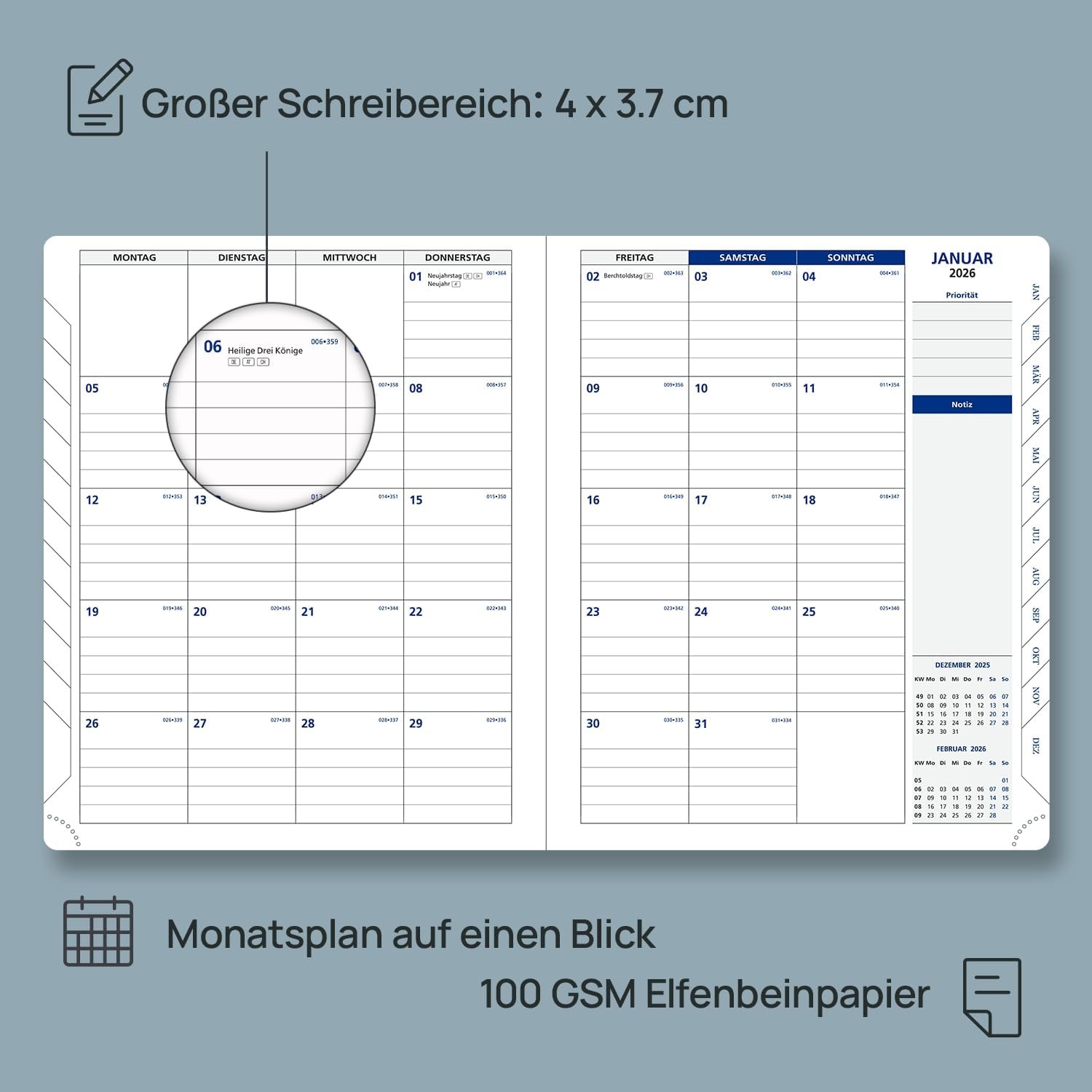 Thumbnail 3 de POPRUN Terminplaner A5+ 2026 📘
