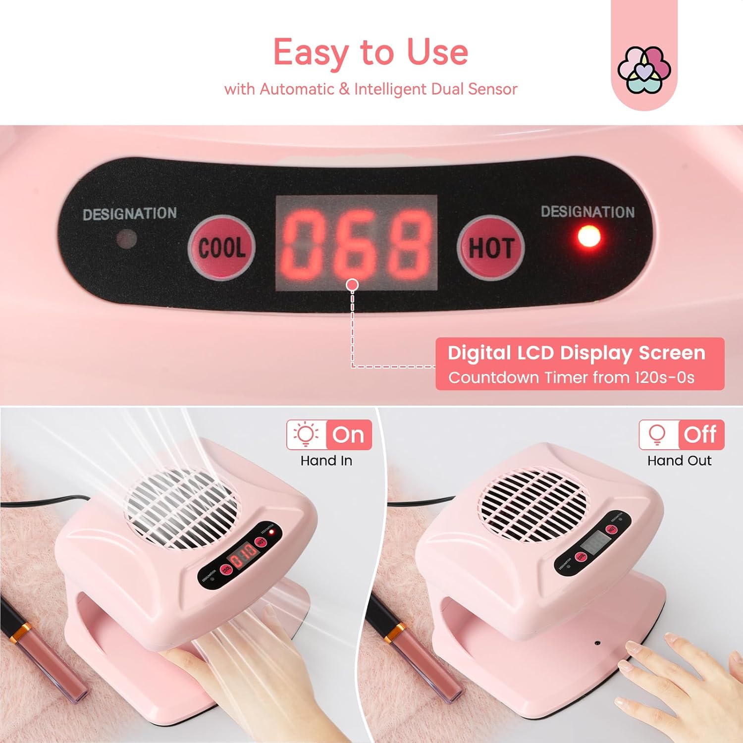 Thumbnail 4 de Saviland 300W Nail Dryer for Quick Drying