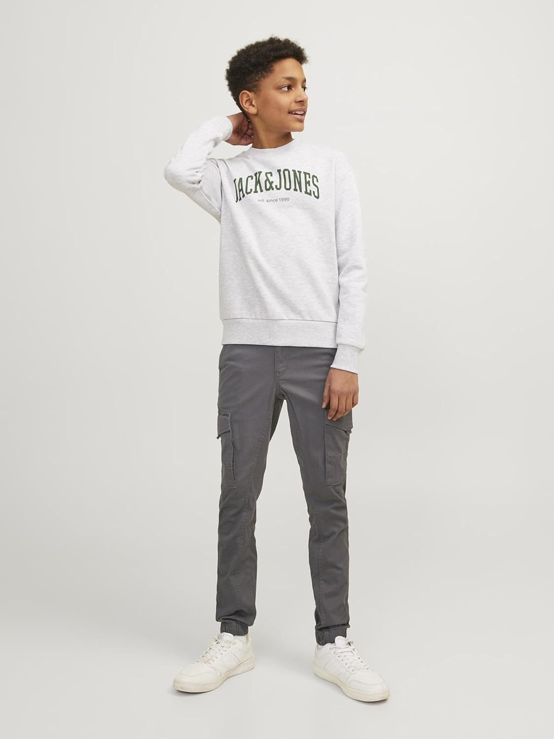 Thumbnail 2 de JACK & JONES Junior Cargo Trousers: pantaloni cargo leggeri, traspiranti e sostenibili per bambini