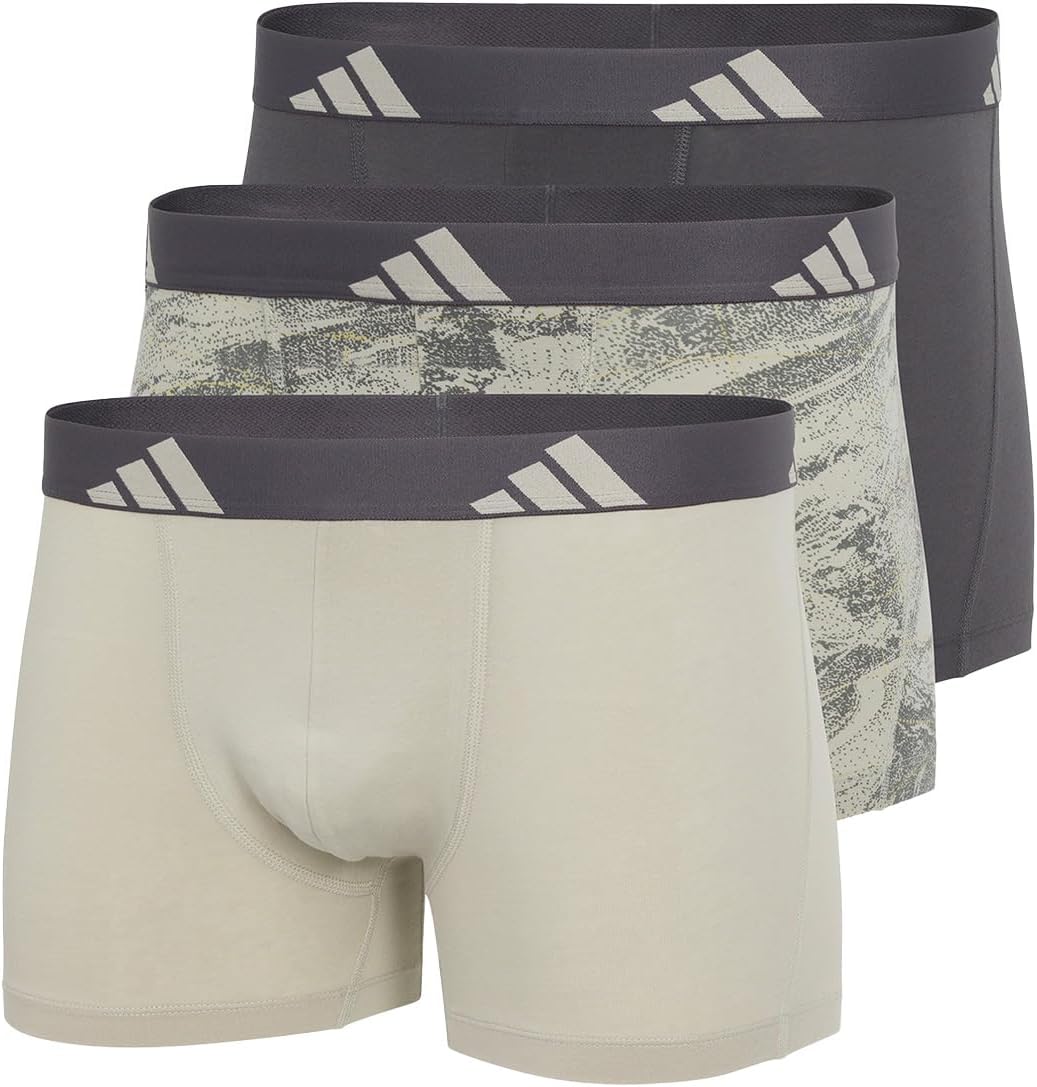 Detalle 2 de adidas Wäsche Trunk (3PK) – Active Flex Cotton, bequeme Unterwäsche im Dreierpack