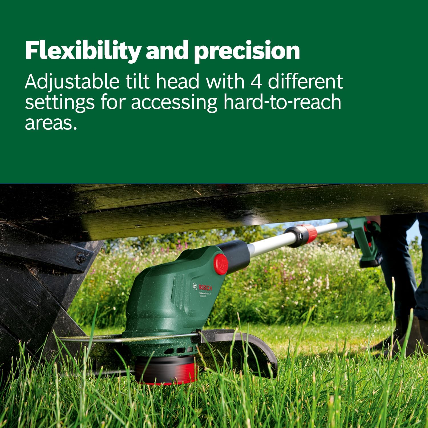 Thumbnail 4 de Bosch UniversalGrassCut 18V-26-500 Cordless Grass Trimmer with Battery and Charger