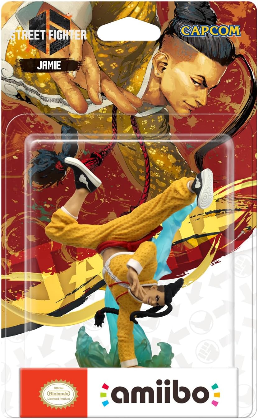 Detalle de CAPCOM CAPG-00000270 amiibo ジェイミー【ストリートファイター6】衣装・カラー・操作設定を保存