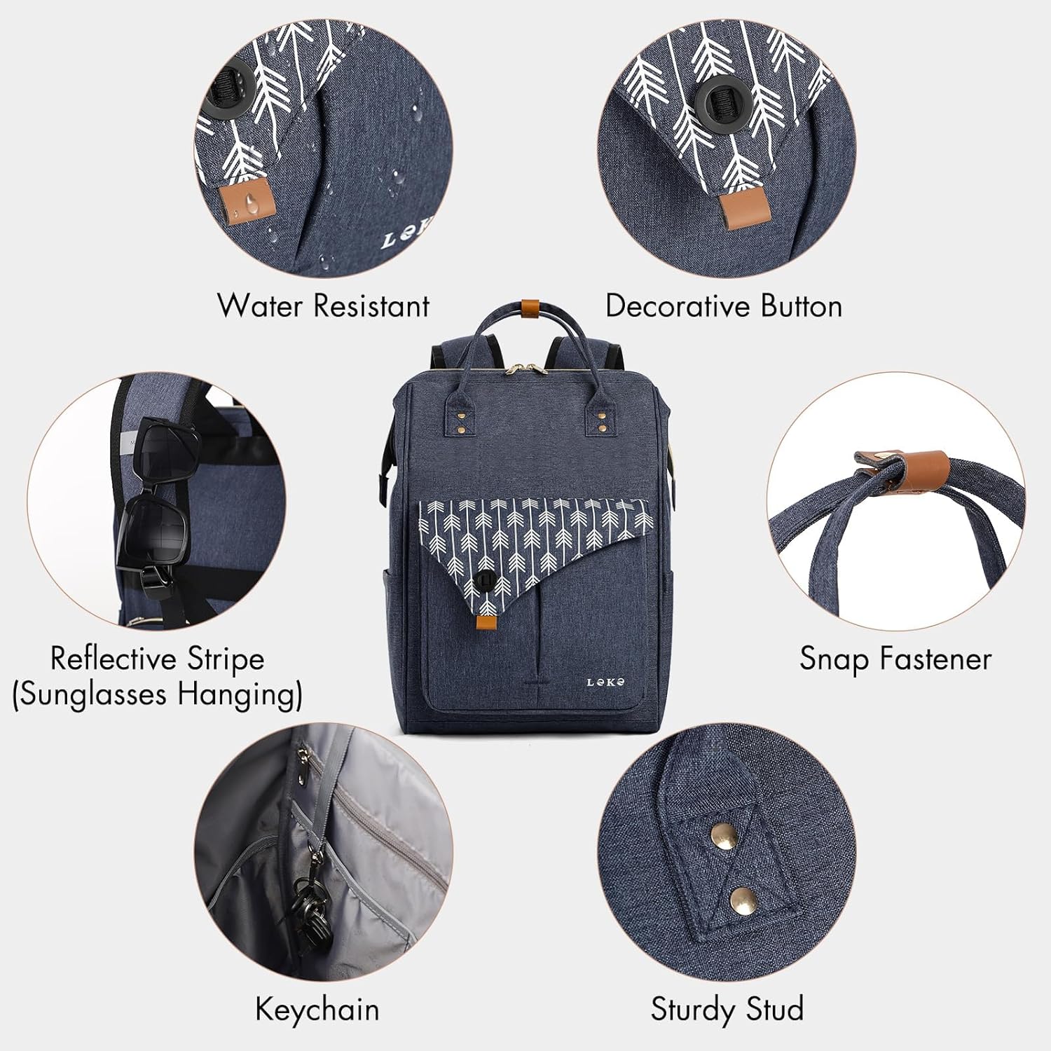 Thumbnail 5 de Lekesky Laptop Backpack 15.6–17 Inch