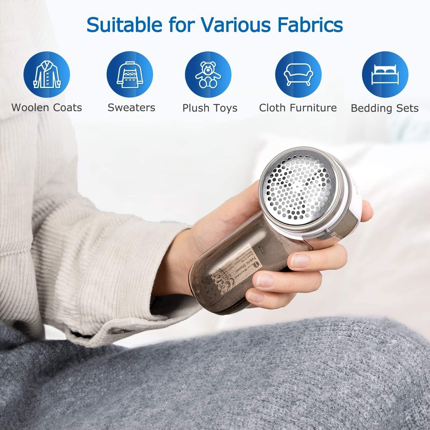 Thumbnail 4 de BEAUTURAL Portable Fabric Shaver and Lint Remover