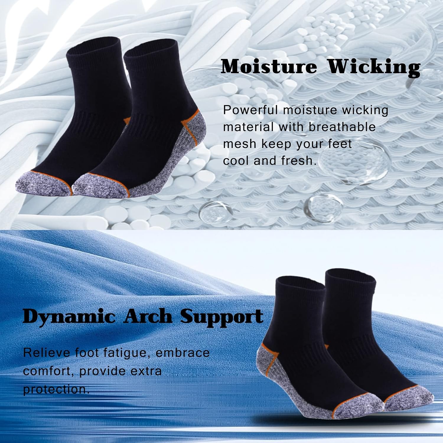 Thumbnail 3 de Kodal Kupfer-Infused Quarter Socks (4/5 Paar) – geruchshemmende Knöchelsocken für Komfort im Alltag