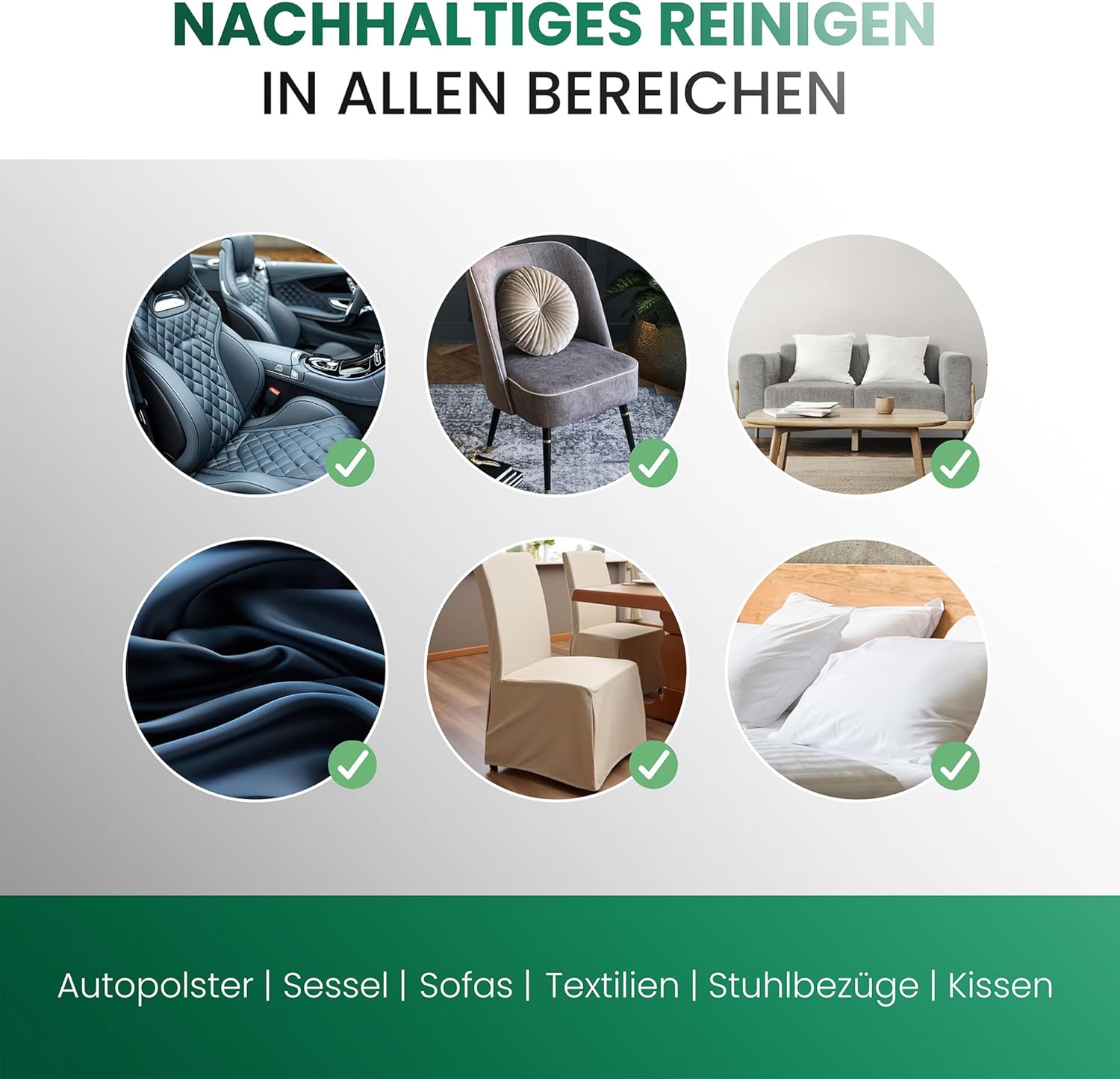 Detalle de BiOHY KFZ Polster- & Lederpflege (1L) – Umweltfreundliche Reinigungslösung für Auto-Innenraum