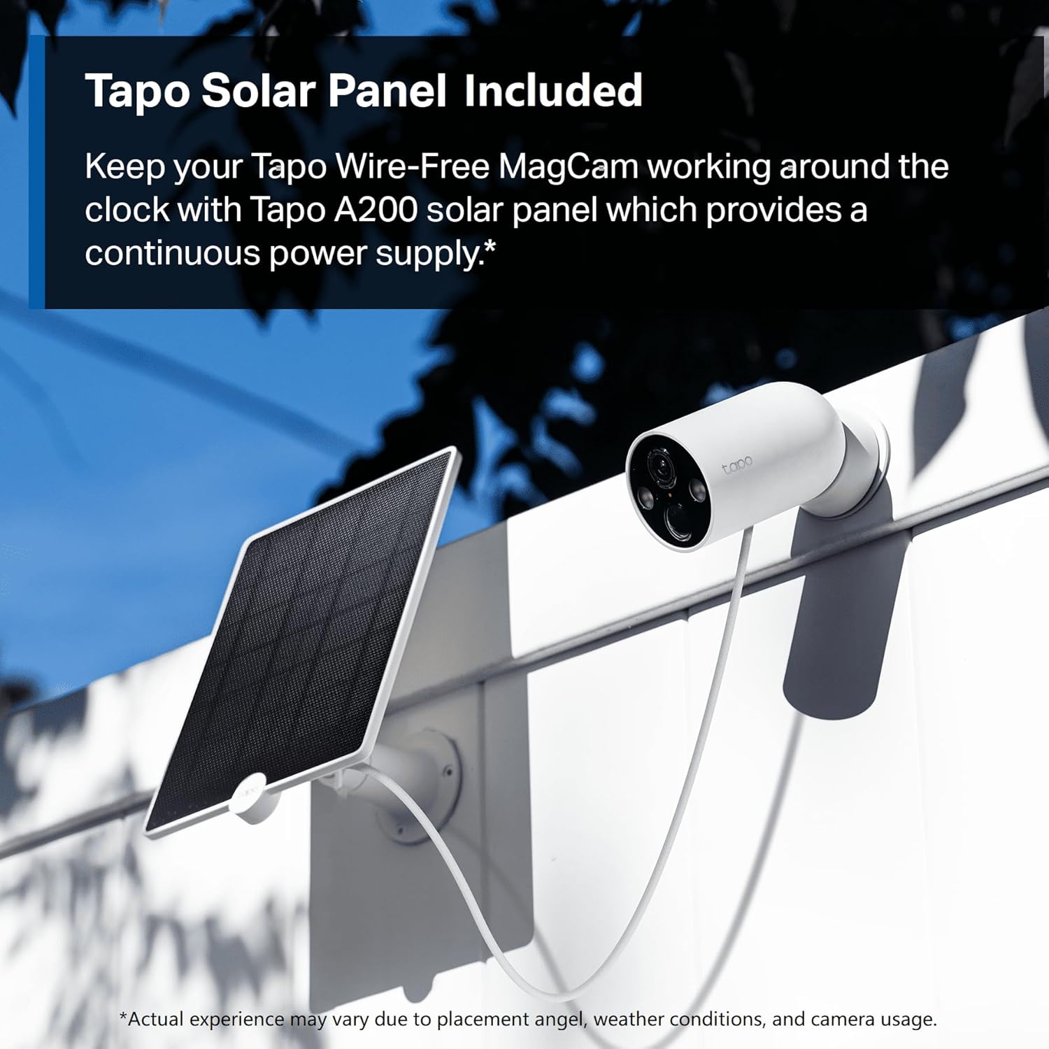 Detalle 2 de Tapo by TP-Link Wire-Free MagCam C425 Magnetic Mount 2K Smart Security Camera