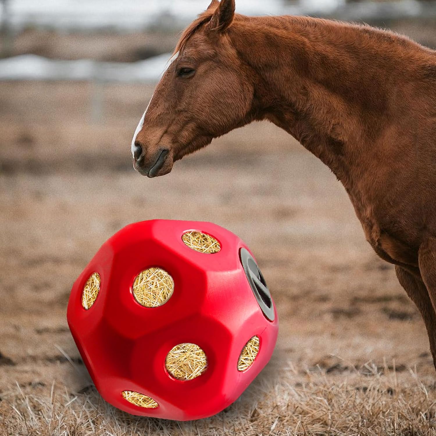 Thumbnail 5 de MHLLGN Horse Hay Feeder, Red