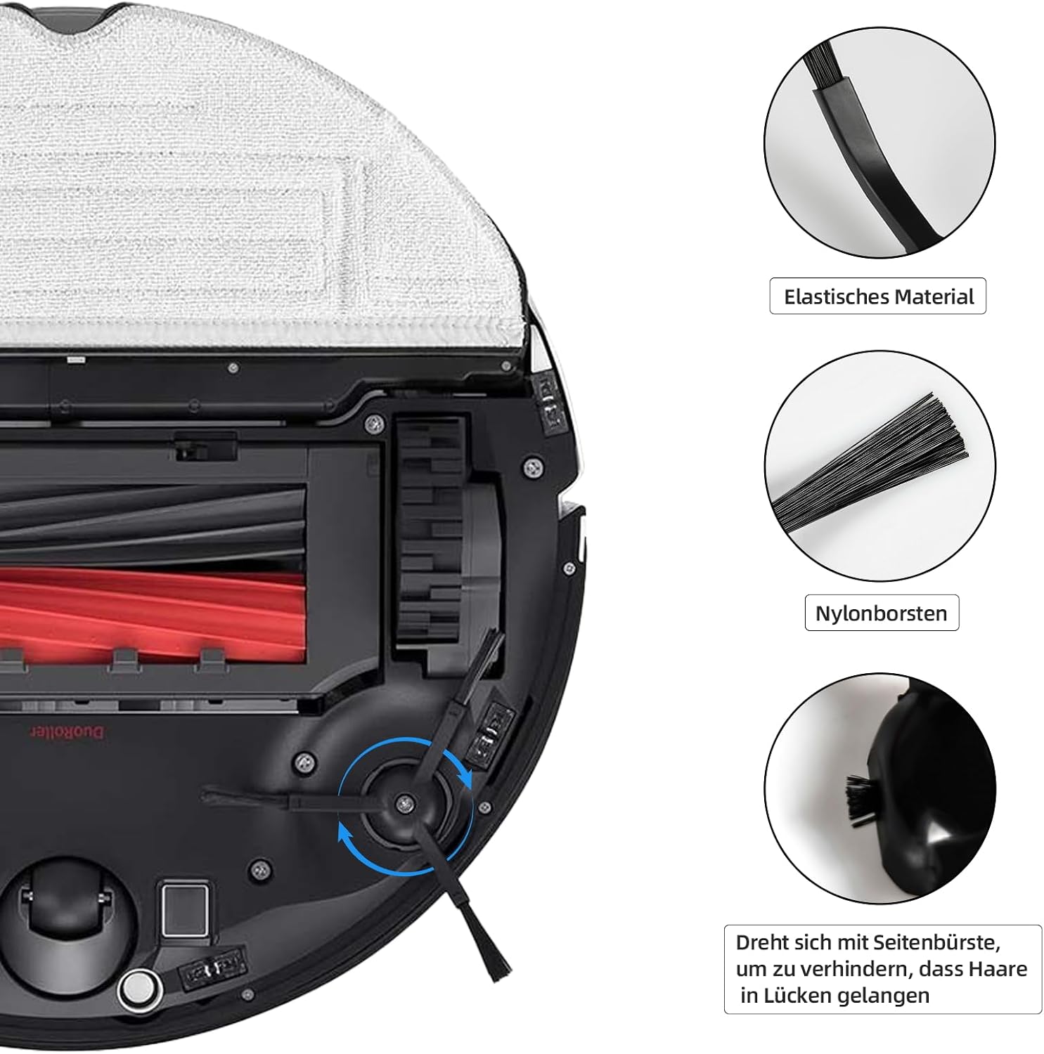 Detalle 2 de Alloytool S8 Accessoires 17-delige set voor Roborock S8 en S8+
