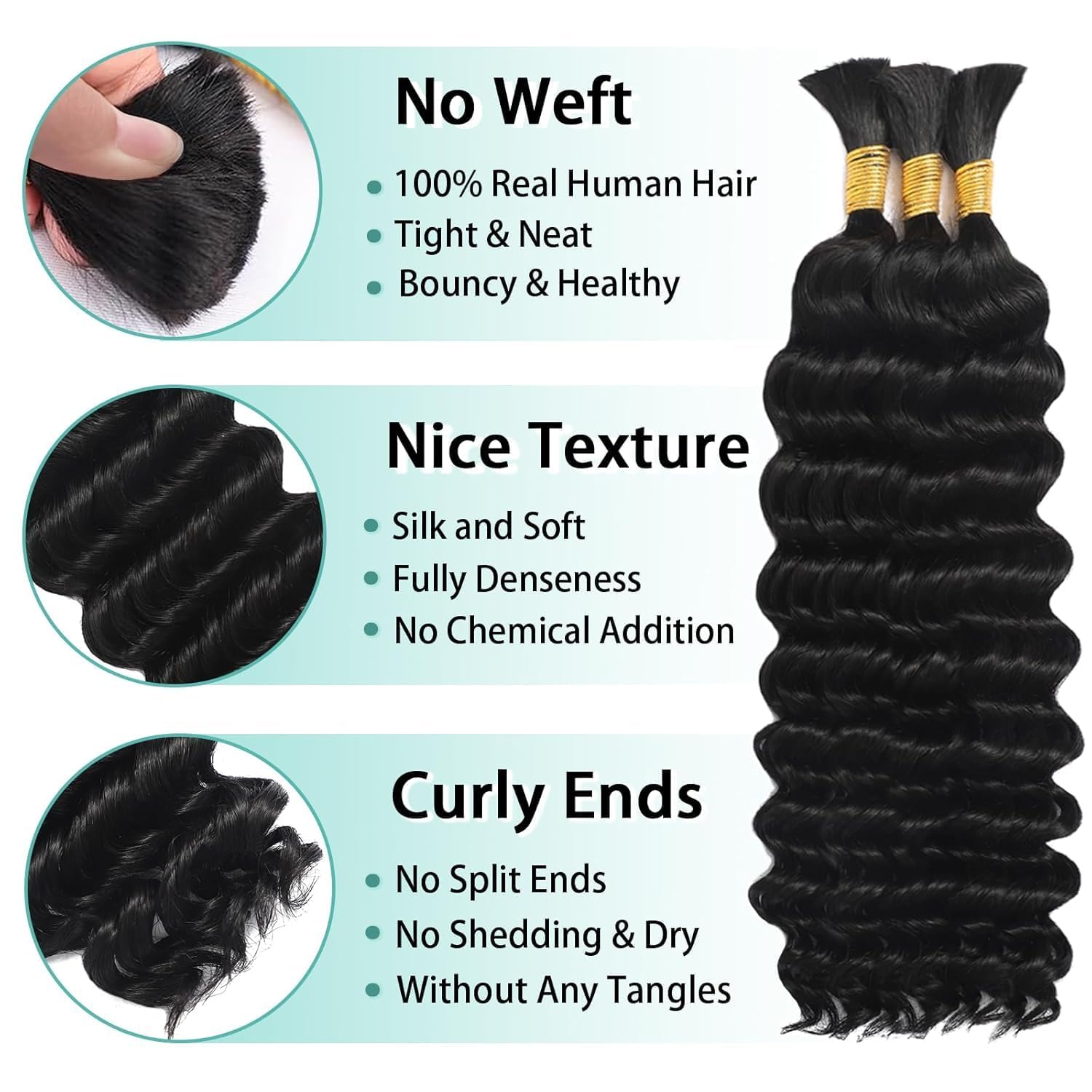 Thumbnail 1 de Curly Boho Braids Hair 20in 110g 💇♀