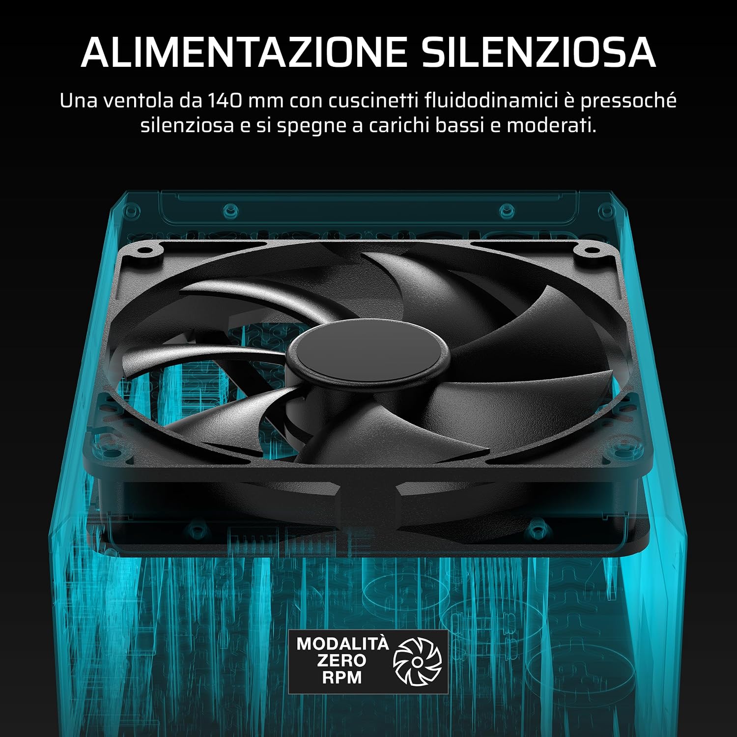 Thumbnail 5 de Corsair HX1500i SHIFT – Alimentatore ATX 1500W completamente modulare con iCUE LINK integrato e certificazione Cybenetics Platinum