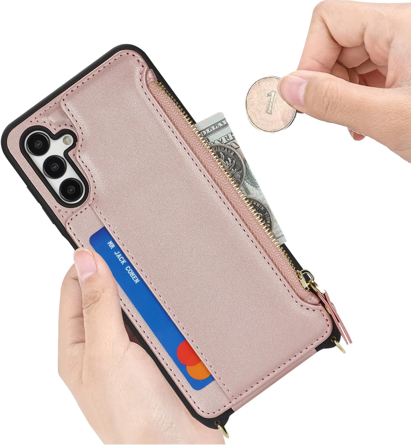 Detalle 2 de Cavor wallet phone case, PU leather