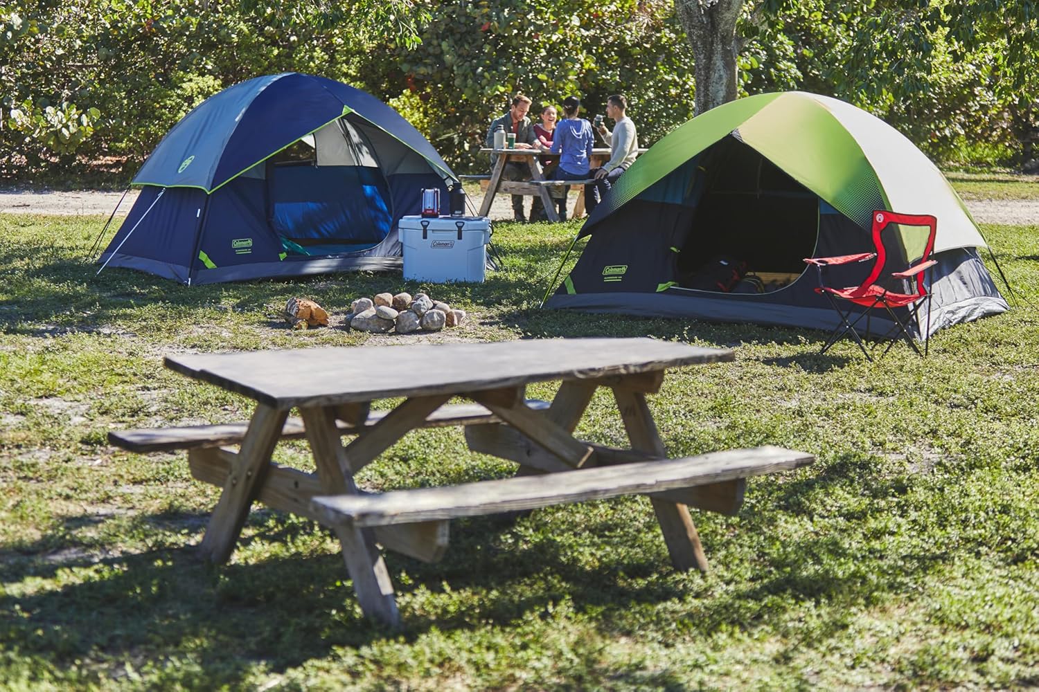 Thumbnail 4 de Coleman Sundome Camping Tent with Rainfly — 2/3/4/6 Person, Weatherproof, 10-Minute Setup