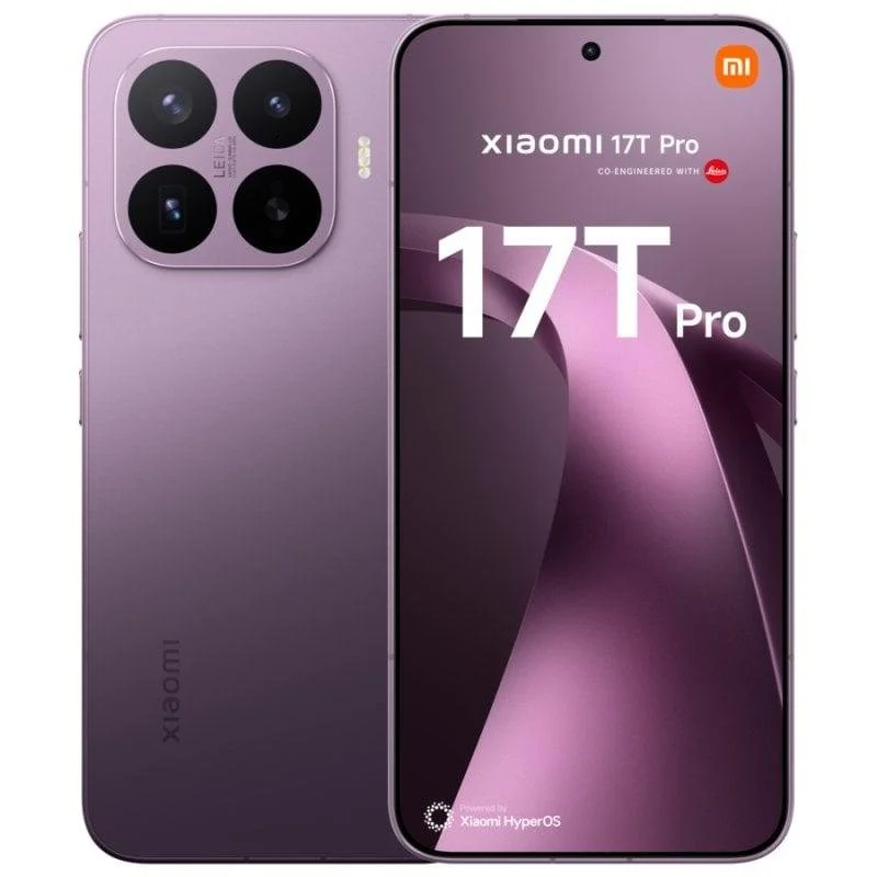 Detalle de Xiaomi 17T Pro 5G 12GB/512GB 6.83'' Violetas oscuras: rendimiento y fotografía sin límites