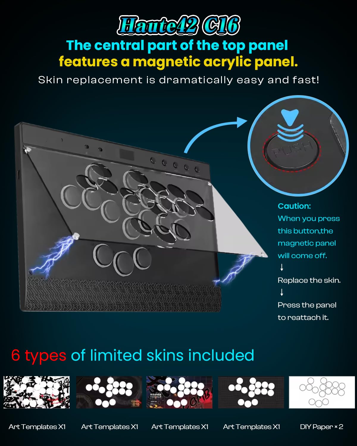 Detalle 2 de Sehawei Haute42 C16 Arcade Controller
