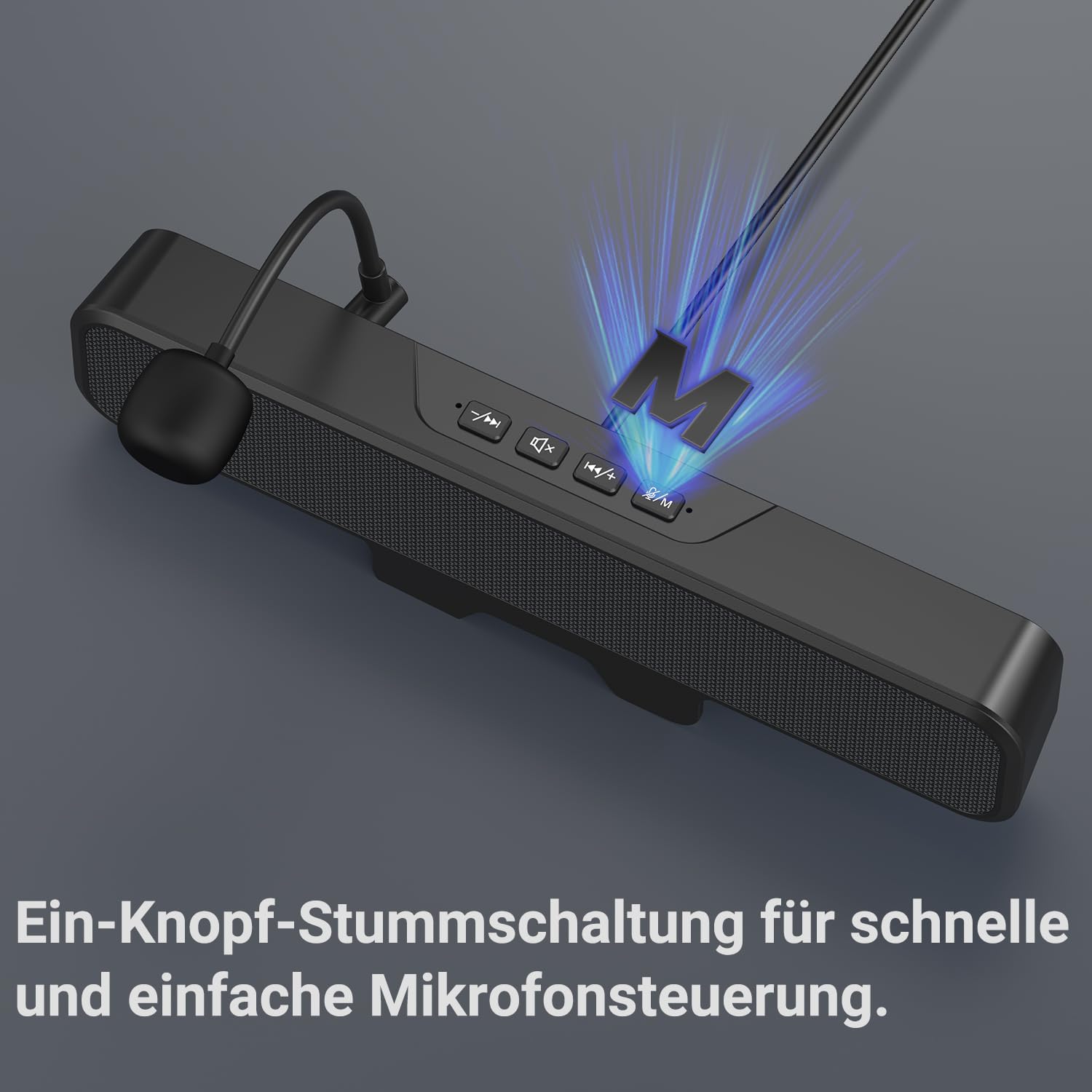 Thumbnail 6 de INGA Computer-Lautsprecher mit abnehmbarem Mikrofon