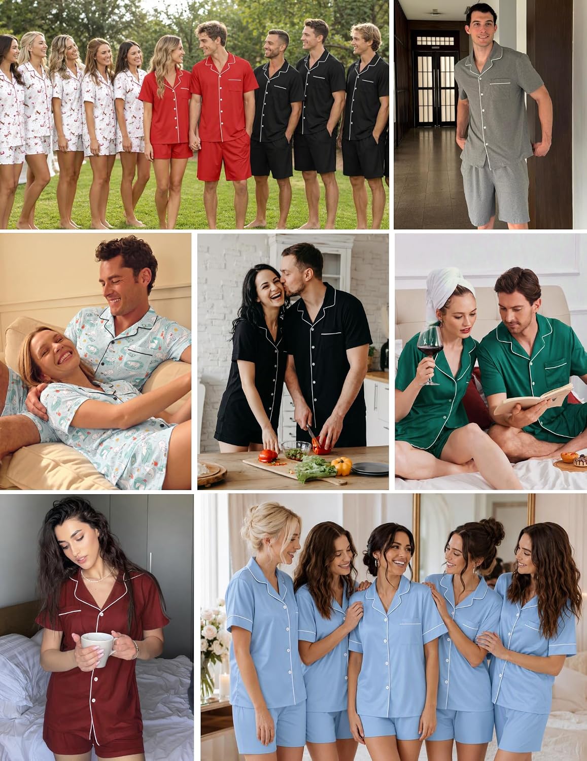Thumbnail 4 de Ekouaer Matching Pajama Sets, Short Sleeve