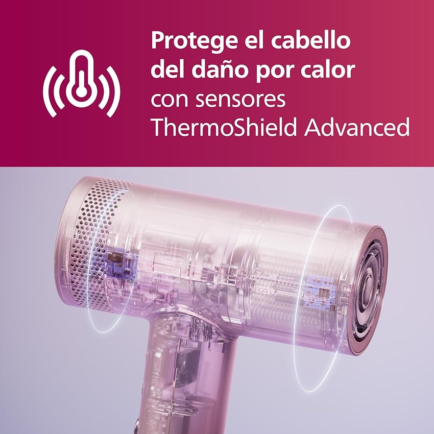 Detalle 2 de Secador de pelo Philips BHD837/10 - Alta velocidad