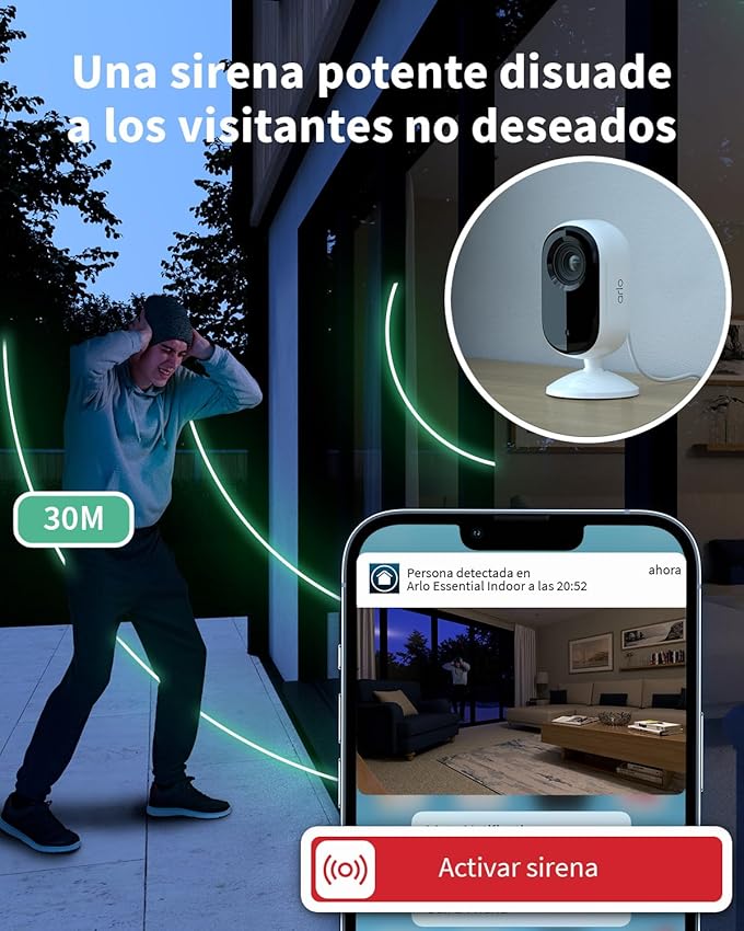 Thumbnail 5 de Arlo Essential 2 Cámara 2K, 2 cámaras 😊