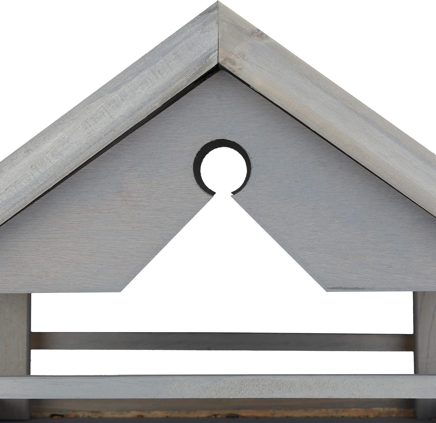 Thumbnail 5 de Relaxdays Vogelfutterhaus mit Ständer – wetterfestes Holz-Vogelhaus, HBT ca. 120 × 62 × 55 cm, grau
