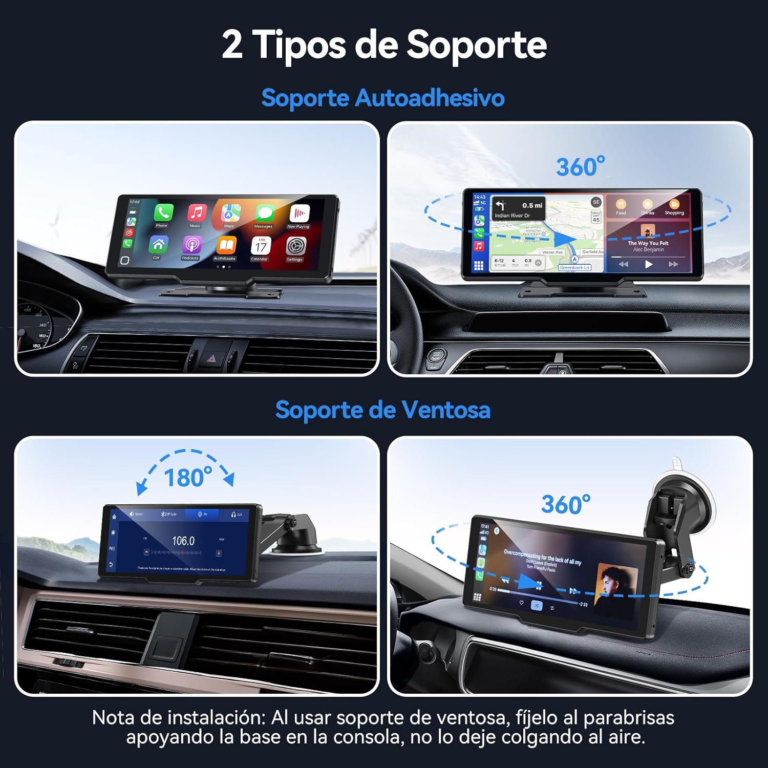 Thumbnail 6 de Carpeer Pantalla Carplay 10,26 pulgadas para coche