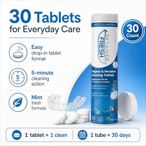 Thumbnail 7 de Retainer Fresh Retainer Cleaner Tablets – 30 Tablets