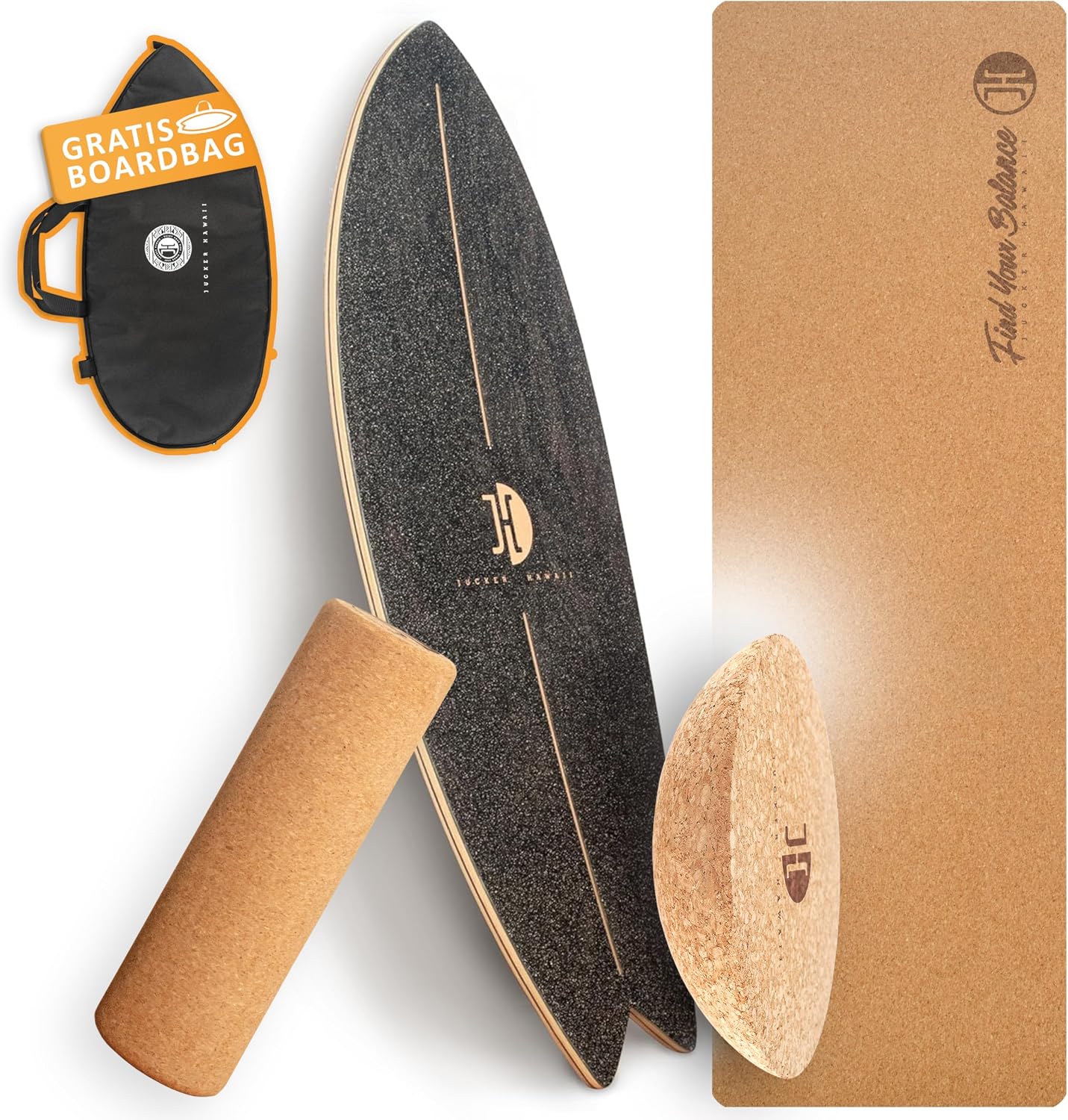 Detalle de JUCKER HAWAII Ocean Rocker Balanceboard mit 10,5 cm
