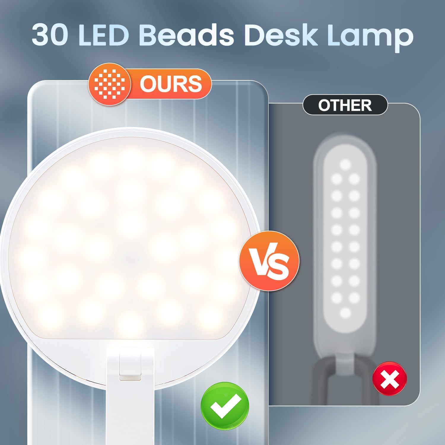 Thumbnail 6 de One Fire 6930007701263 Rechargeable Foldable Desk Lamp, 3600mAh, 10-Level Dimming