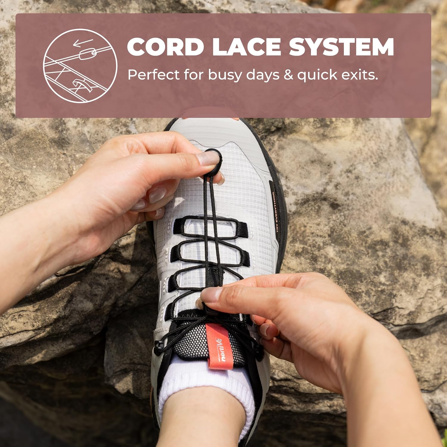 Thumbnail 6 de NORTIV 8 Women's Lightweight Hiking Shoes with Quick Laces