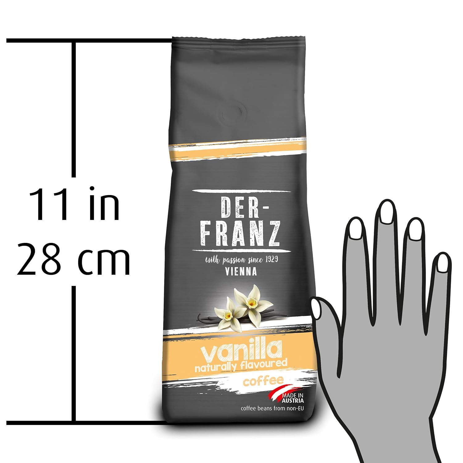 Thumbnail 6 de DER-FRANZ Kaffee mit natürlichem Vanillegeschmack, gemahlen (2 x 500 g)