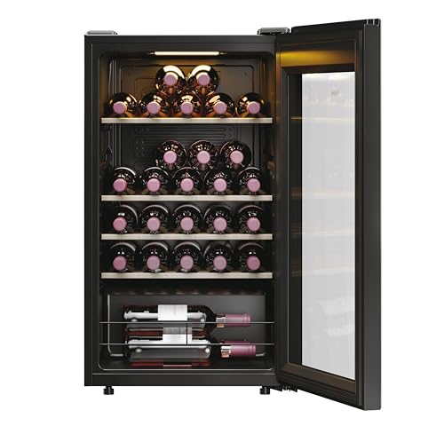 Detalle 2 de Haier Wine Bank 50 Serie 3 Cantinetta Vino 34 Bottiglie – Monozona, Classe G