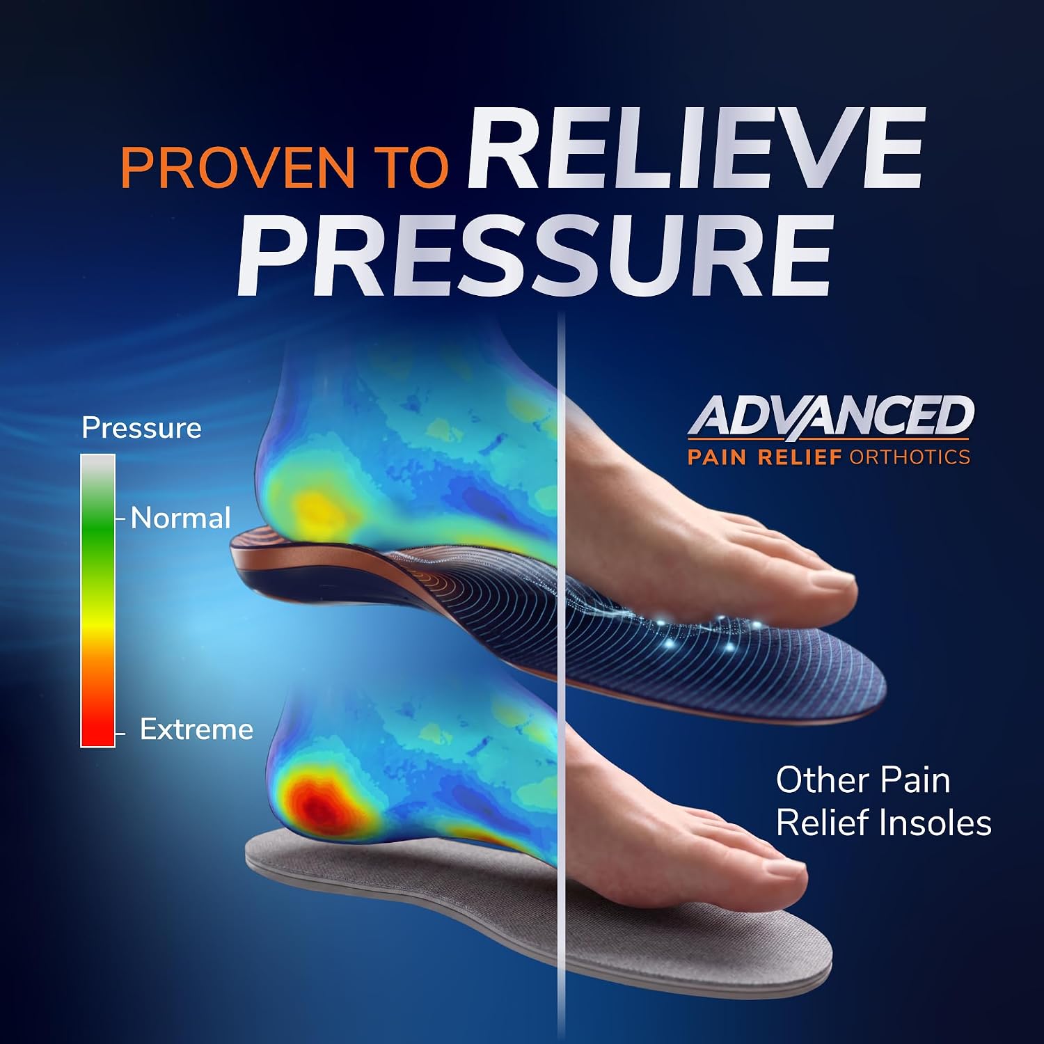 Detalle 2 de Dr. Scholl’s Advanced Orthotic Insoles for Plantar Fasciitis, Arch Support & Pain Relief (All-in-One)