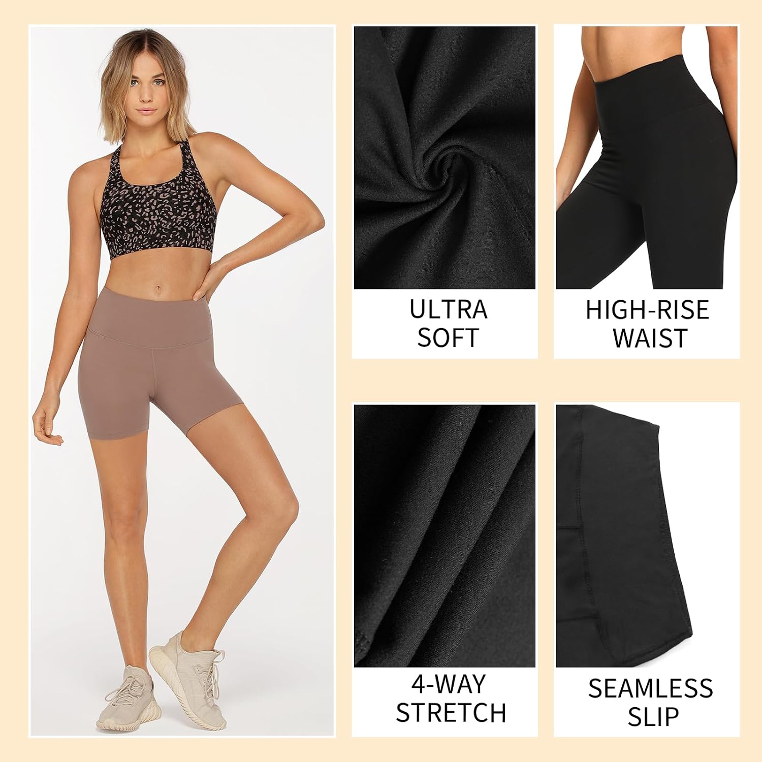 Thumbnail 2 de TNNZEET 7-Pack Biker Shorts 5'' High Waisted