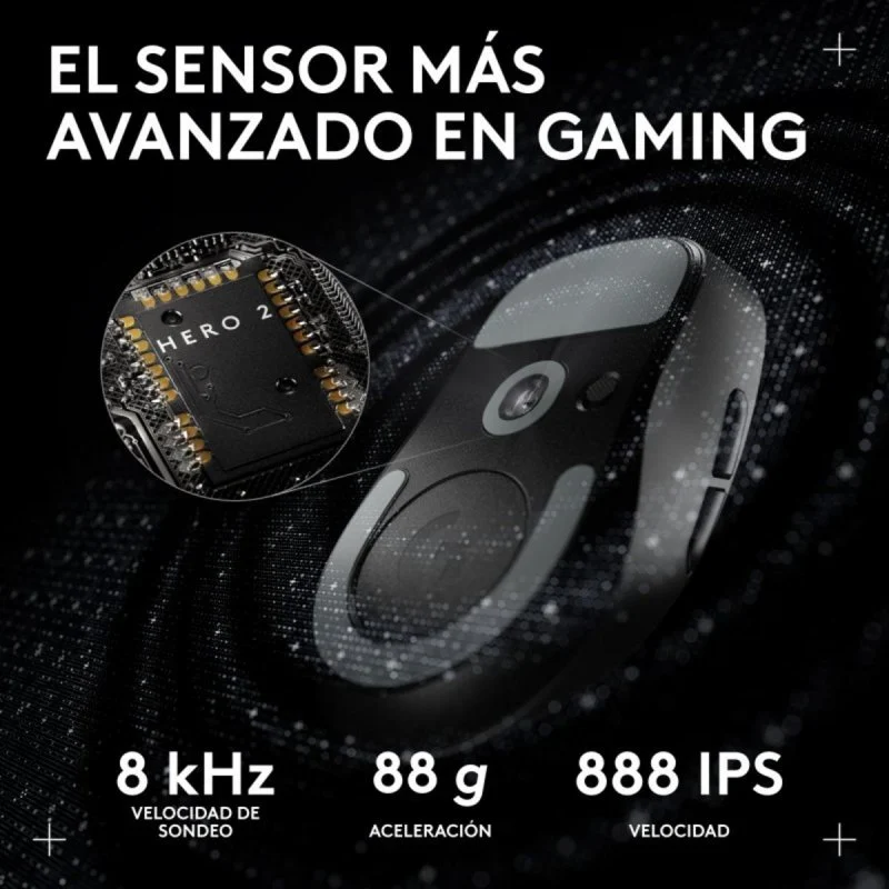 Detalle de Logitech PRO X Superlight 2c 44000 DPI