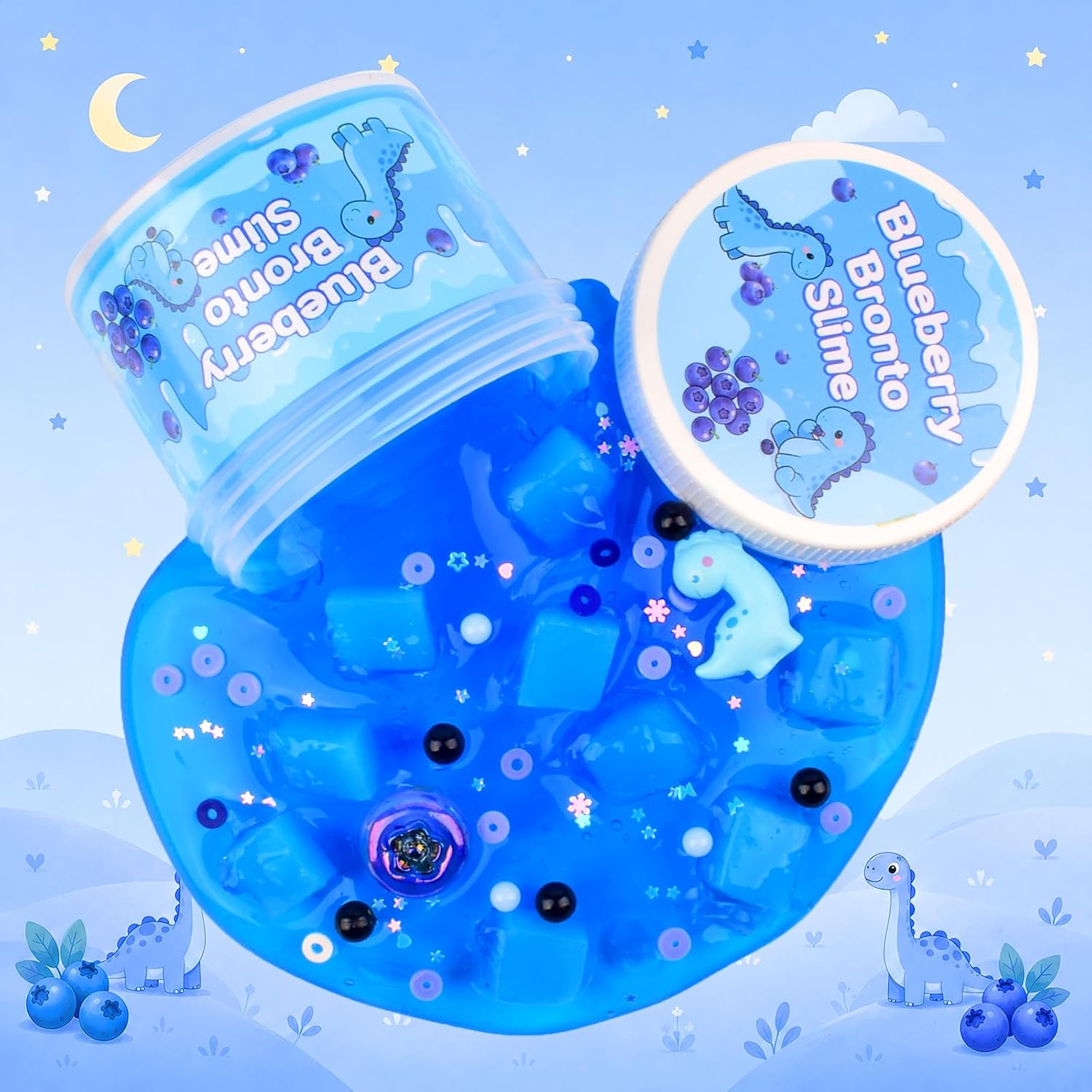 Thumbnail 4 de 2 Pack Honey Slime Kit 14 oz – Bronto Clear Slime Cards, ASMR Slime Making Kit for Kids Aged 4–12