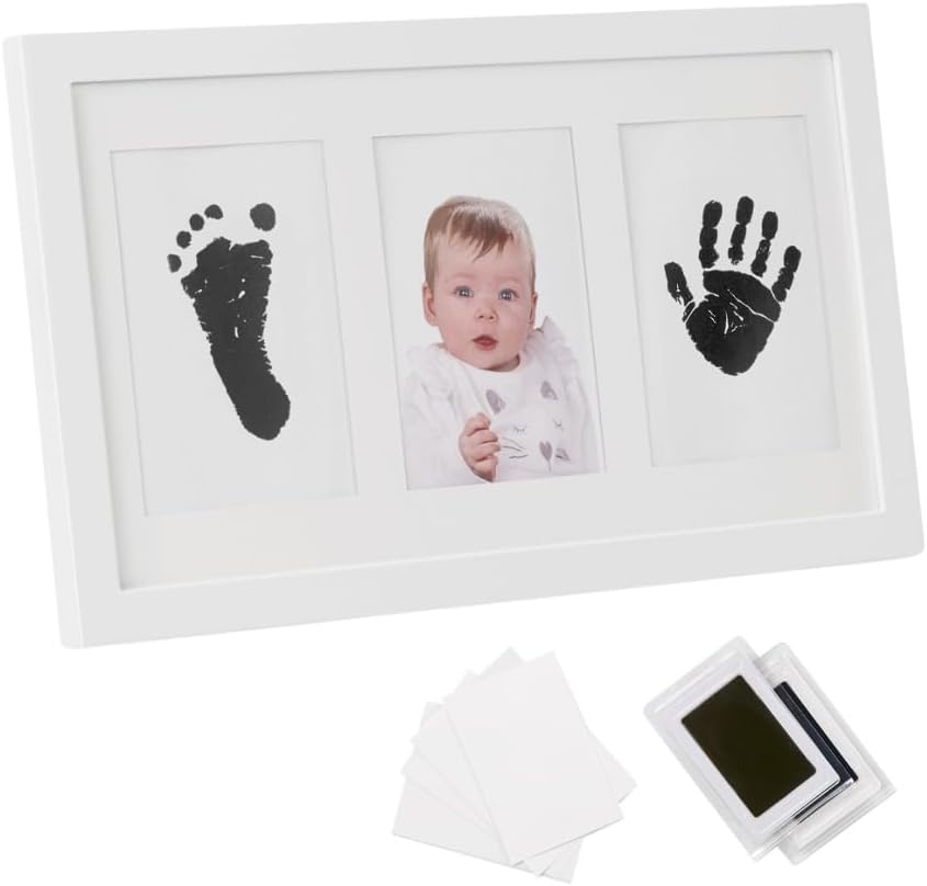 Thumbnail 6 de Jané Cadre Empreinte Bébé avec Photo – Cadre blanc épuré avec pâte à modeler incluse