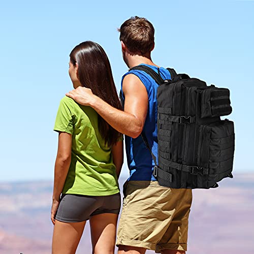 Thumbnail 5 de Oreunik Zaino Militare 45L — Zaino Tattico Impermeabile con Sistema Molle, Nero