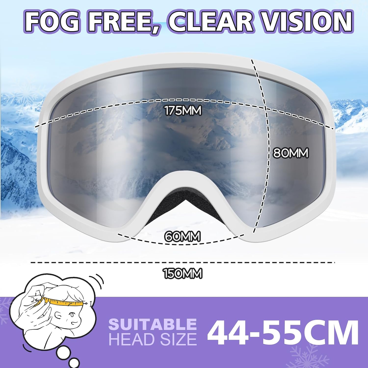 Thumbnail 6 de GlaRid Gafas de esquí para niños