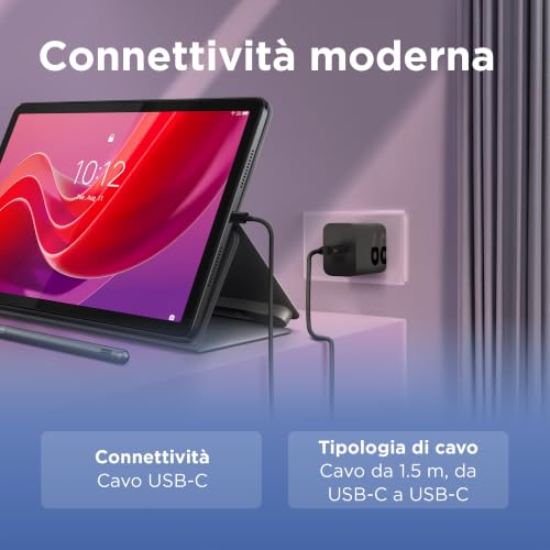 Thumbnail 3 de Lenovo 68W USB-C GaN Wall Charger con cavo 1,5 m: potenza compatta per tablet, PC e dispositivi USB-C PD