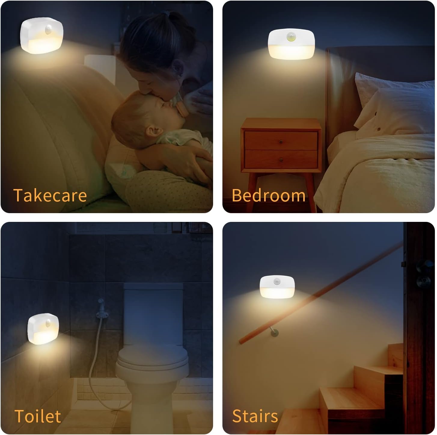 Thumbnail 6 de LED Motion Sensor Night Light 4 Pack 🛋