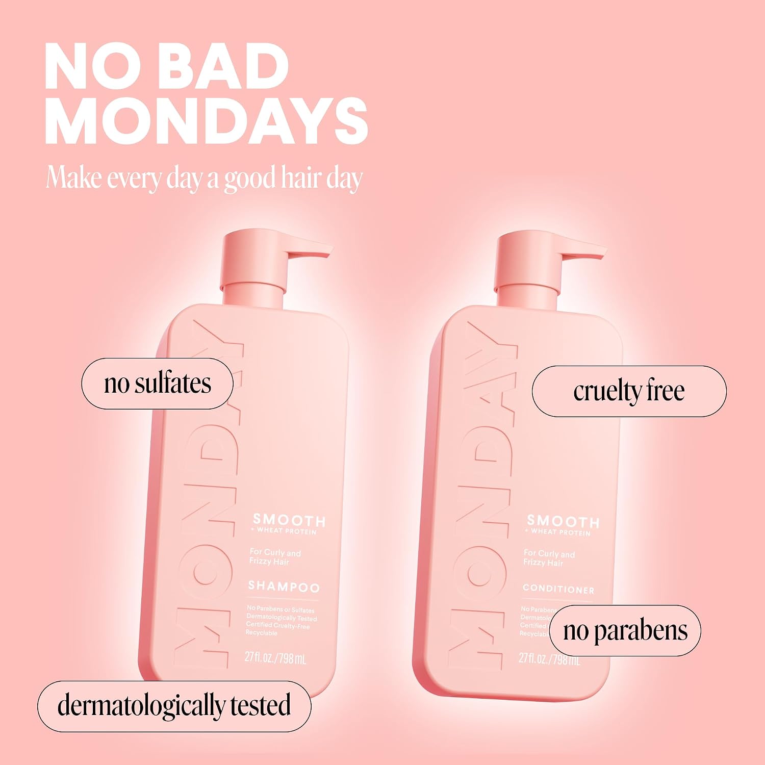 Thumbnail 6 de MONDAY HAIRCARE Smooth Shampoo 27 oz