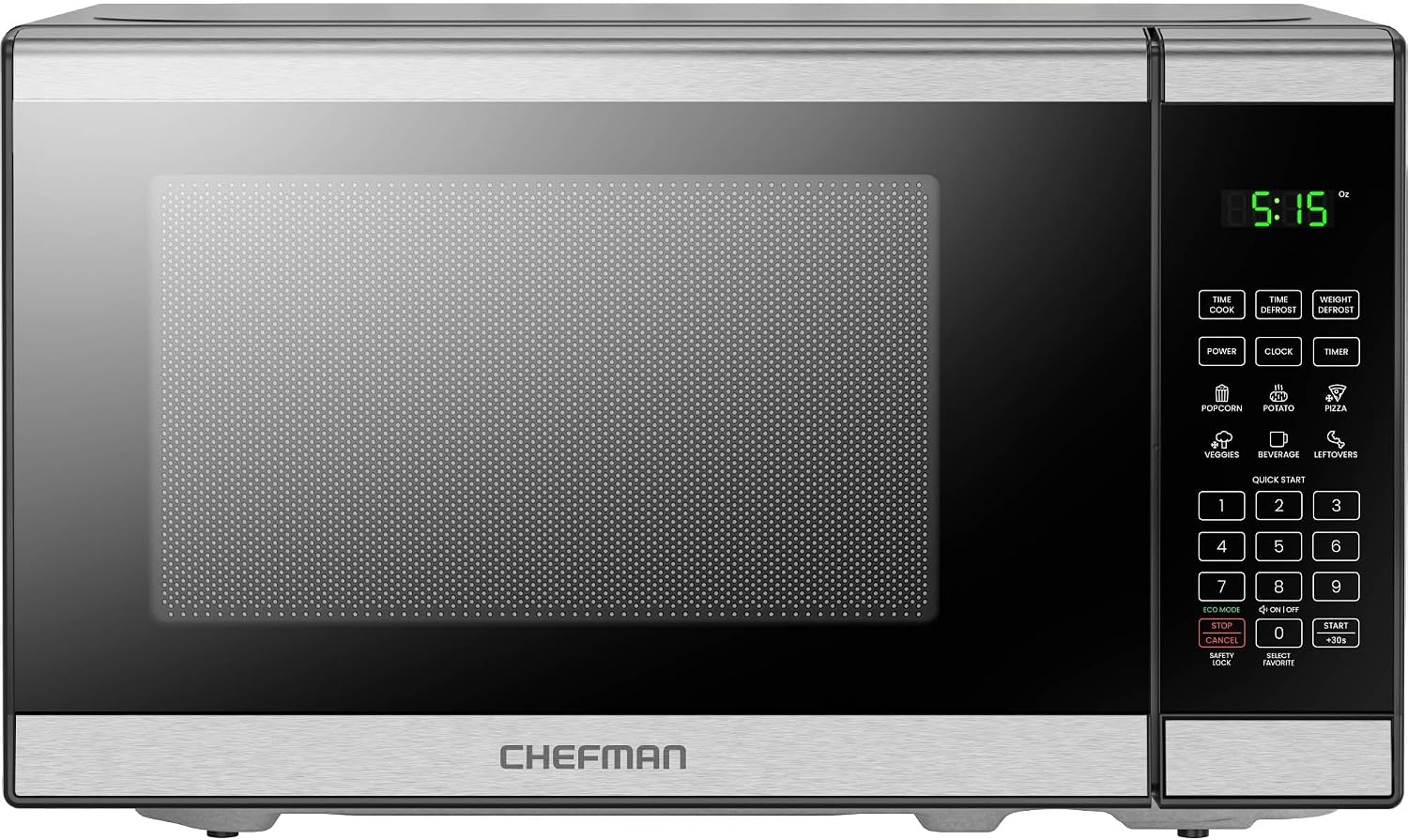 Detalle de Chefman Mikrowelle 20L 800W Mikrowelle ⏲