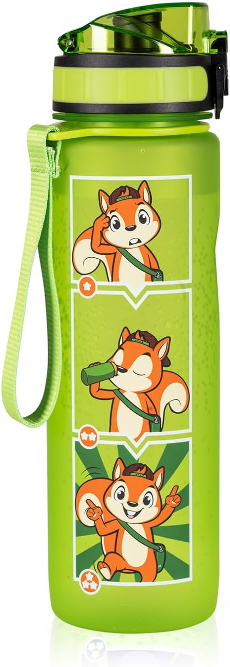 Detalle de Monte Stivo® - Botella infantil sin BPA 600 ml para escuela y deporte
