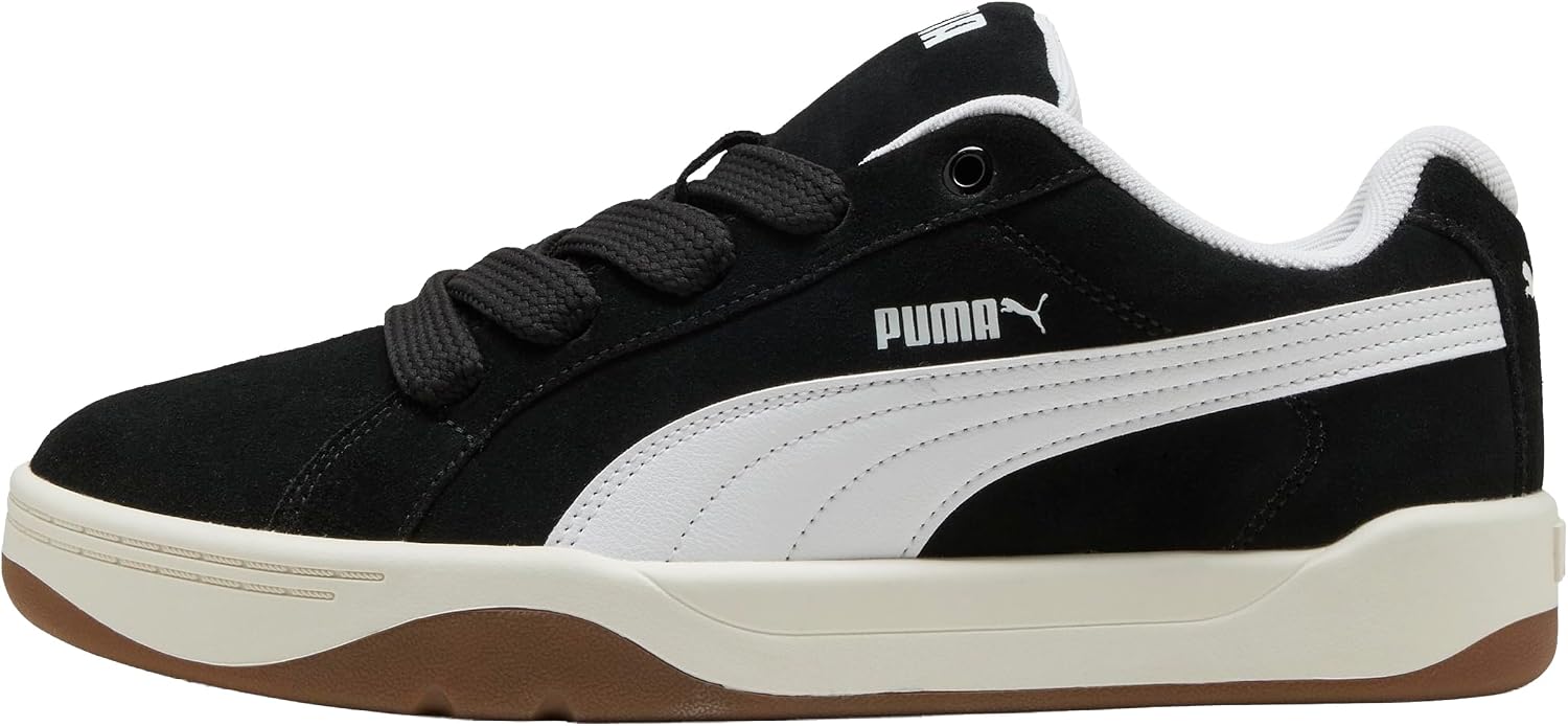 Detalle de PUMA Park Lifestyle Easy SD – uniseksowe sneakersy zamszowe z wkładką SOFTFOAM+