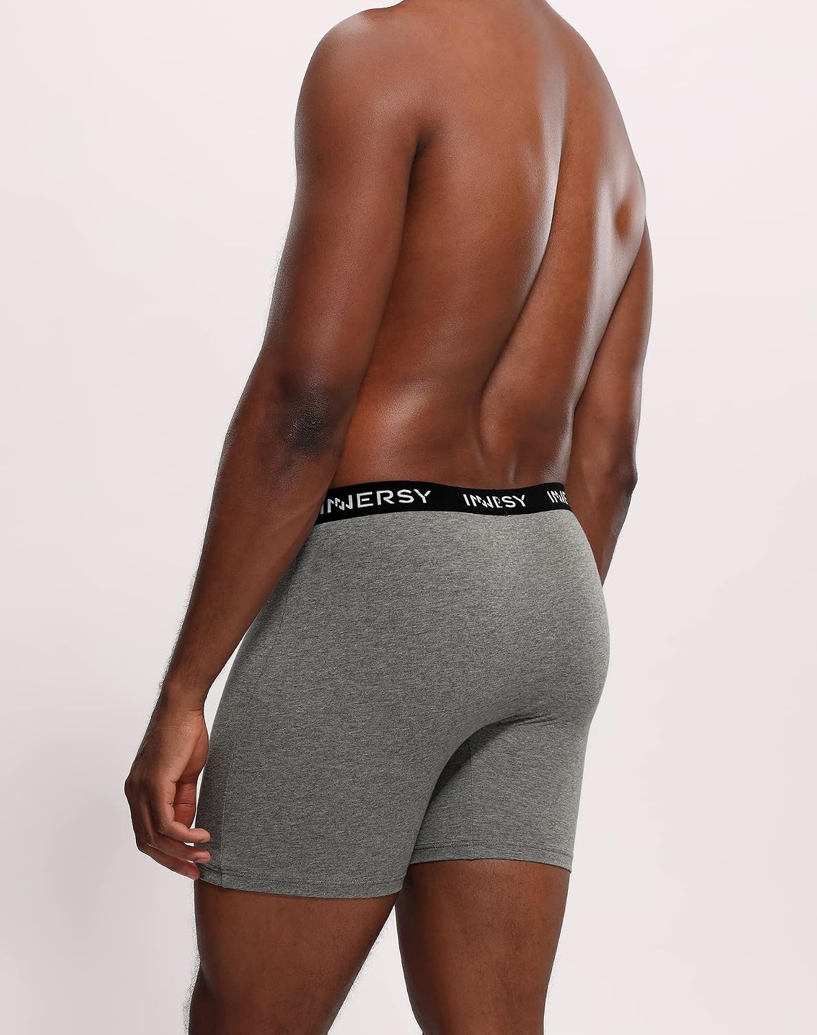 Detalle de INNERSY Mens Boxers Shorts Multipack Cotton Underpants with Fly – Pack of 4
