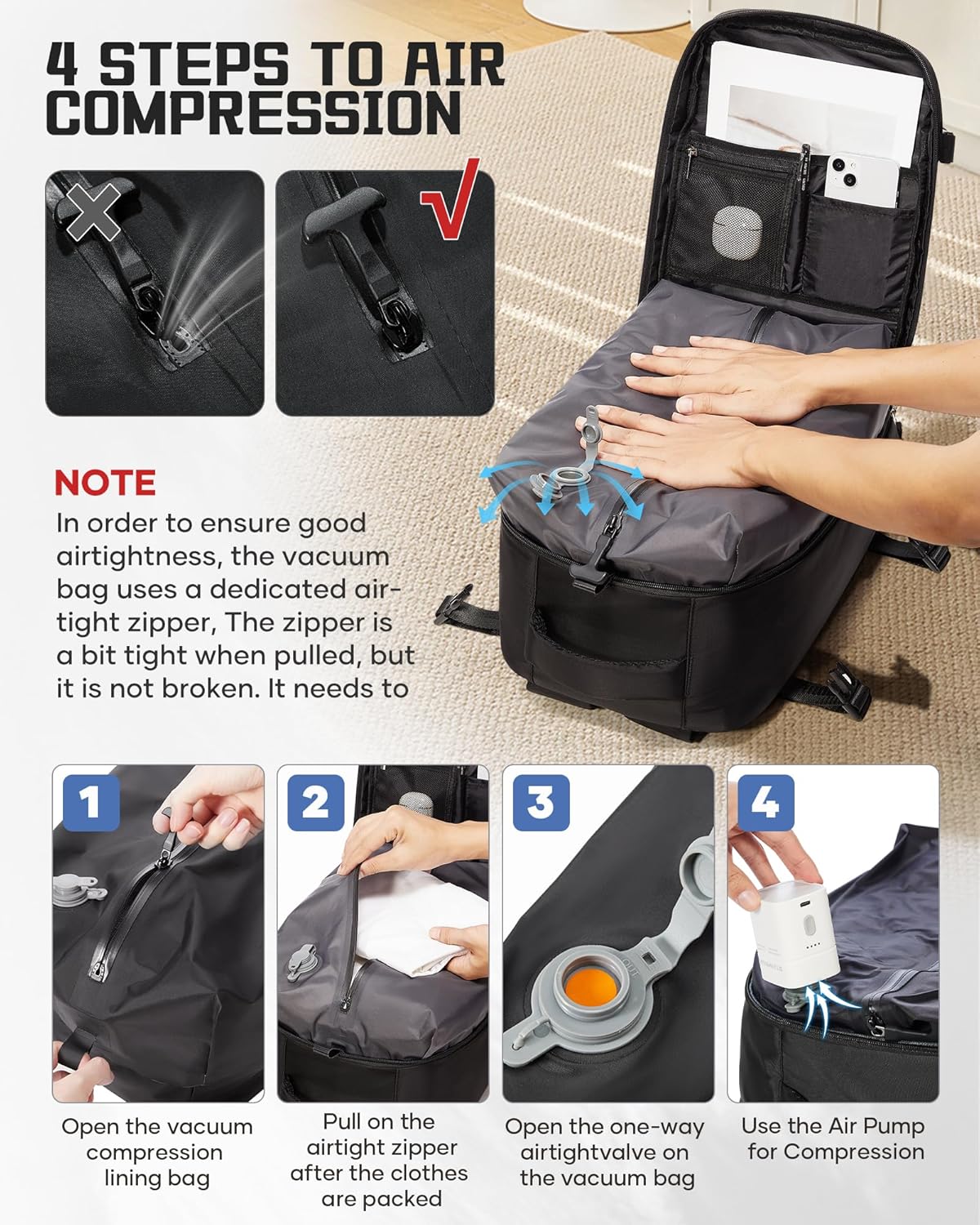 Thumbnail 3 de HPLQQ Mochila cabina Ryanair 40x30x20