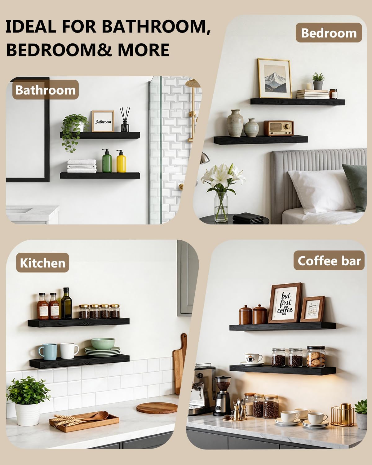Thumbnail 2 de WALI Floating Shelves, 2-Tier