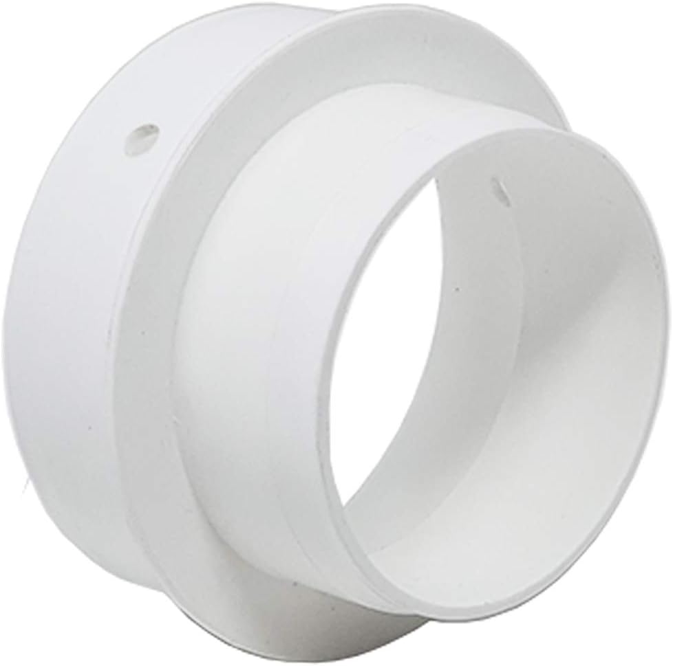 Kair Ducting Reducer 100mm to 80mm reduction connector for extract fans and ventilation systems