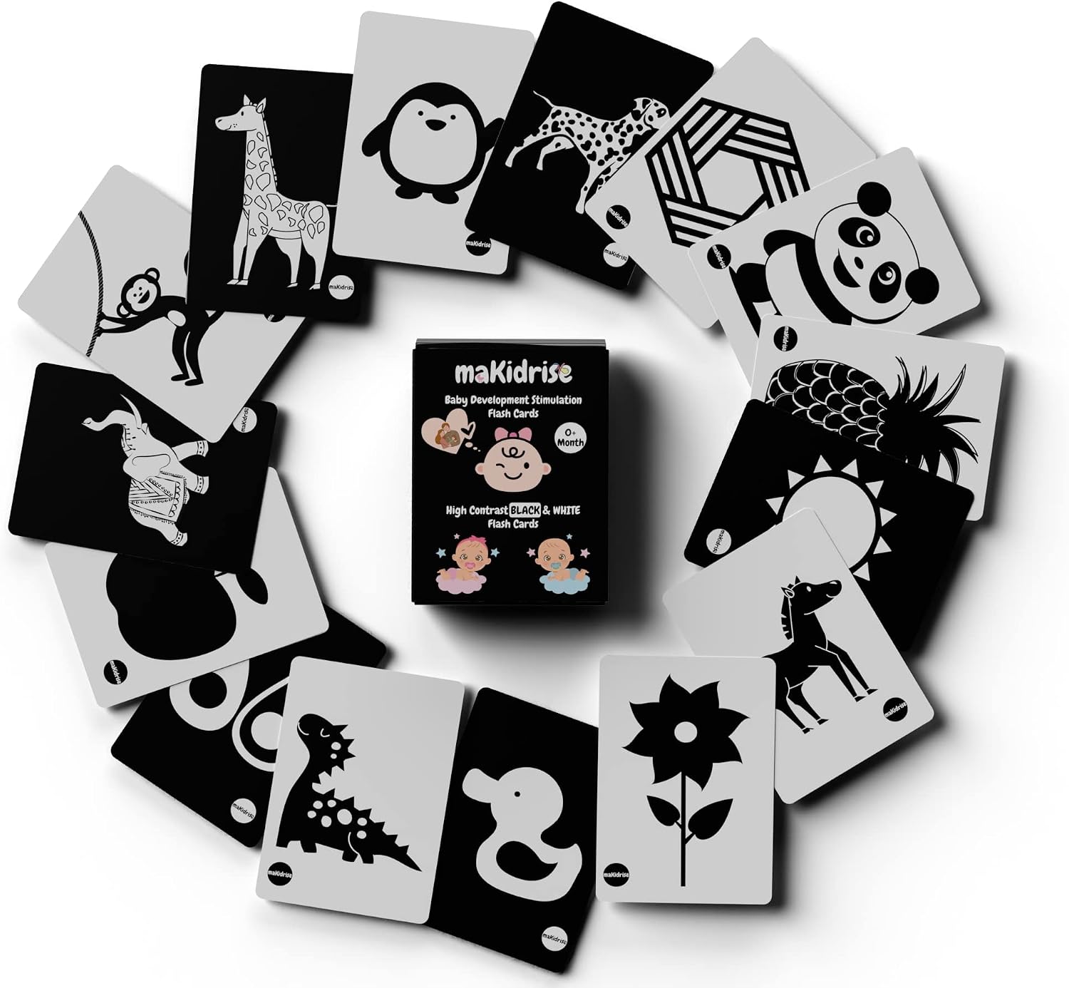 Detalle de maKidrise Newborn Essentials sensory cards 14×10 cm